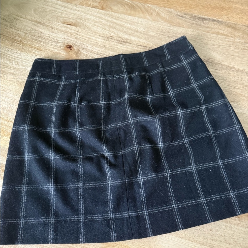Madewell Wool Plaid Skirt - Picture 3 of 5